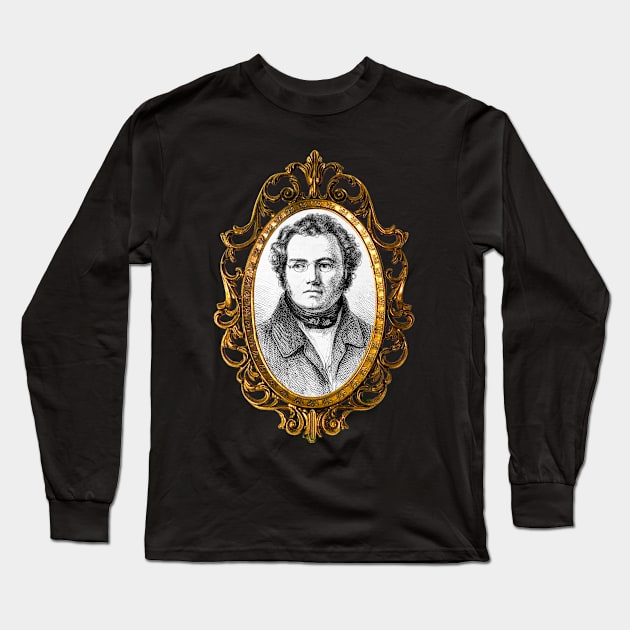 Franz Schubert Long Sleeve T-Shirt by TheMusicophile